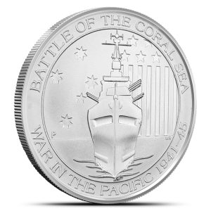 Australian Battle Of The Coral Sea Silver Coin | 1/2 oz