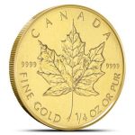 Gold Canadian Maple Leaf | 1/4 oz (Random Year)